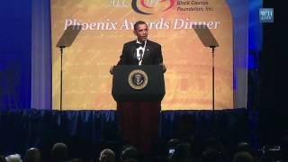 President Obama Speaks at the Congressional Black Caucus Foundation Awards Dinner [upl. by Asilem]