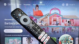 Como Criar Atalhos no Controle da Smart Tv Trocar os Botões tv google android netflix disney [upl. by Nujra]