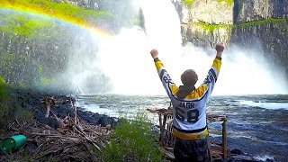 Fishing the Largest Waterfall in Washington  PALOUSE FALLS [upl. by Idoj]