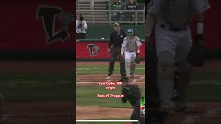 Cam Collier RBI single RedsMiLB [upl. by Ordway]