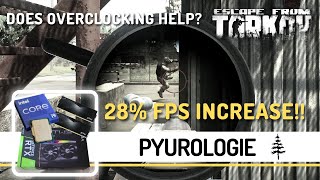 Does Overclocking Improve Performance in Escape From Tarkov Stock Vs OC Tests 12900K 3080 DDR5 [upl. by Hnahk899]