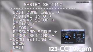 Configuring Multiple PTZ 9000s to one DVR 123CCTV [upl. by Bucky]