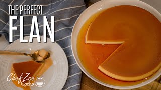 How To Make Flan  Flan de Leche Condensada  Chef Zee Cooks [upl. by Gallenz]