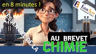 Lessentiel de la chimie au brevet 2024 en 8 minutes dnb2024 collège accompagnement [upl. by Yblek]