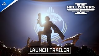 Helldivers 2  quotThe Fight for Freedom Begins quot Launch Trailer  PS5 amp PC Games [upl. by Sac]