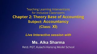 Live Interaction on PMeVIDYA  Teaching Learning Interventions for Inclusive Classrooms [upl. by Seaton]