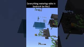 Waterlogging In Bedrock Edition [upl. by Ehgit187]