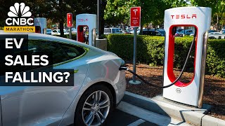 Why EV Sales Are Falling  CNBC Marathon [upl. by Ailimat780]