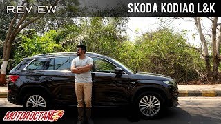 2019 Skoda Kodiaq LampK Review  Hindi  MotorOctane [upl. by Sivram697]