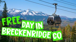 FREE things to do in Breckenridge CO [upl. by Eelanna]