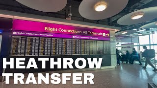 London Heathrow Transfer from Terminal 5 to Terminal 3  Travel Vlog [upl. by Lleryt474]