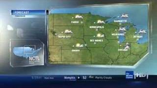 TWC HD Local Forecast WTrammell Starks  111007  1158pm [upl. by Naihr819]