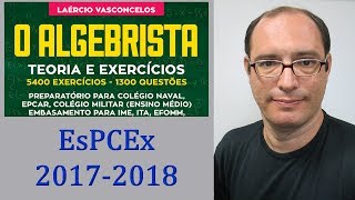 EsPCEx  Prova Matemática 2017 2018 Questão 01 [upl. by Wrand]