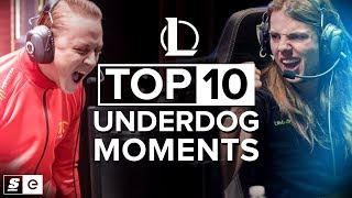 The Top 10 Underdog Moments in League of Legends [upl. by Drescher]