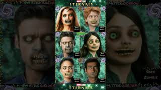 Eternals ZombieTikTok Bad Romance Challenge MarvelTerror Humor shorts YouTube [upl. by Matthieu]