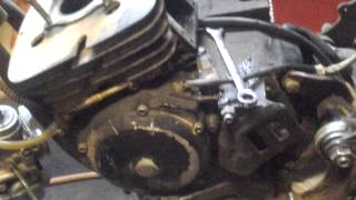 1979 Yamaha yz100 Rebuild part 1 [upl. by Tteve]