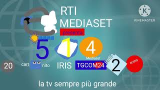 Mediaset logo jingle [upl. by Einahpet]