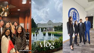 vlog life as an ESSEC student in Singapore  Student Ambassador Photoshoot President House [upl. by Philan]