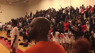 Swag Surfing at Therrell High School basketball playoff game [upl. by Rew]