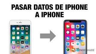 Cómo pasar datos de un iPhone a otro  SOLUCIÓN 2019 [upl. by Harvard159]