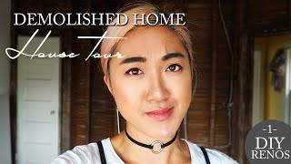 DIY RENOS  DEMOLISHED HOUSE TOUR Inspired Home Ep 1 [upl. by Gayelord]