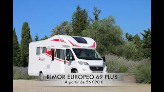 Rimor Europeo 69 Plus visite en vidÃ©o dun campingcar profilÃ© Ã lit central [upl. by Boehmer119]