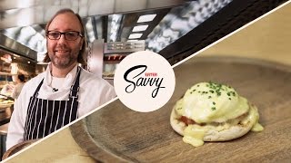 How To Make Eggs Benedict with Chef Wylie Dufresne  Savvy Ep 6 [upl. by Landes]