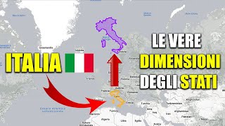 Le VERE DIMENSIONI degli STATI [upl. by Yecnay864]