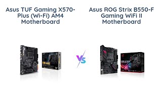 🆚 ASUS TUF Gaming X570Plus vs ROG Strix B550F Gaming 🤔 [upl. by Aprile]