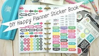 How to DIY Happy Planner Sticker Book MAMBI [upl. by Gordie861]