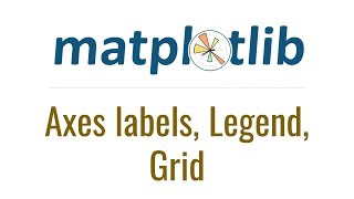 Matplotlib Tutorial 3  Axes labels Legend Grid [upl. by Janessa520]