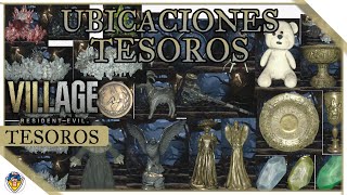 GUIA de la UBICACION de TODOS los TESOROS 1 millón de Leis  Resident Evil 8 Village [upl. by Noiz]