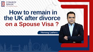 How to remain in the Uk after divorce on a Spouse Visa   Postdivorce immigration rules UK [upl. by Courtund]