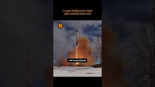 I RUSSI FALLISCONO il TEST del MISSILE balistico intercontinentale SARMAT [upl. by Sheffie810]