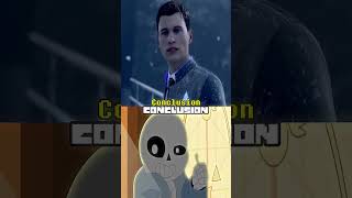 Sans Vs Connor DBH Writing Undertale VS Teach Tale Undertale VS Animation [upl. by Reynold422]