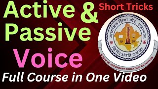 Active and Passive Voice Easy Trick  Active Voice and Passive Voice Rules in English Grammar [upl. by Latterll367]