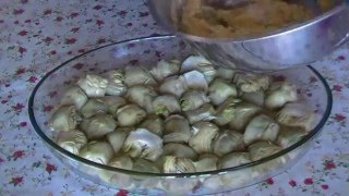 ricette della tradizioneTORTIERA DI CARCIOFI E PATATE GRATINATI [upl. by Orsino]