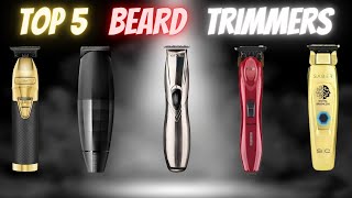 TOP 5 Beard Trimmers 2023 [upl. by Trutko]