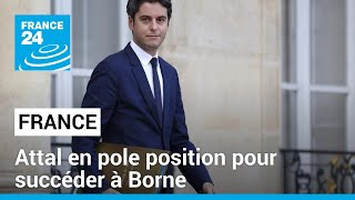 Démission du gouvernement Borne  Attal en pole position pour lui succéder • FRANCE 24 [upl. by Komsa]