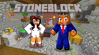 Becoming Cave People In Minecraft Stoneblock 3 [upl. by Tihom845]