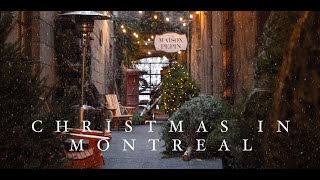 Winter in Montreal 4k [upl. by Arenat304]