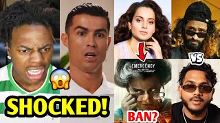 This will BREAK The INTERNET🤯🔥 Emiway Vs King Kangana Emergency BAN Speed UR Cristiano Ronaldo [upl. by Thanh916]