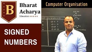 COA  ALU  Signed Number Representation  Bharat Acharya Education [upl. by Redienhcs]