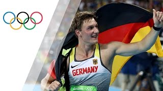 Rohler wins Germanys first javelin gold in 80 years [upl. by Seiden]