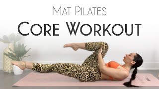 5 Minute Pilates Core Workout  PILATES for BEGINNERS [upl. by Gilford]