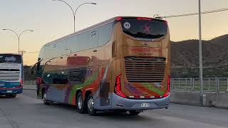 ► Marcopolo Paradiso G8 1800 DD  Scania K450C  Cruz del Sur  N° 820 SRJR89  Salón Cama [upl. by Amby]