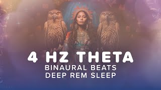 Achieve REM Sleep  4 Hz Theta Meditation Music  Goddess Jaci [upl. by Santos]