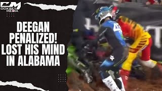 Haiden Deegan Lost His Mind At Alabama Supercross And Was Penalized [upl. by Joelly872]