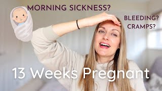 13 WEEKS PREGNANT  PREGNANCY UPDATE  FIRST TRIMESTER SIGNS amp SYMPTOMS  PREGNANCY VLOG Rebecca [upl. by Atisusej]