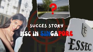 Msc in Marketing📚 ESSEC Singapore🎓  Indian admit  Success Story🎉  Best MIM [upl. by Bren]